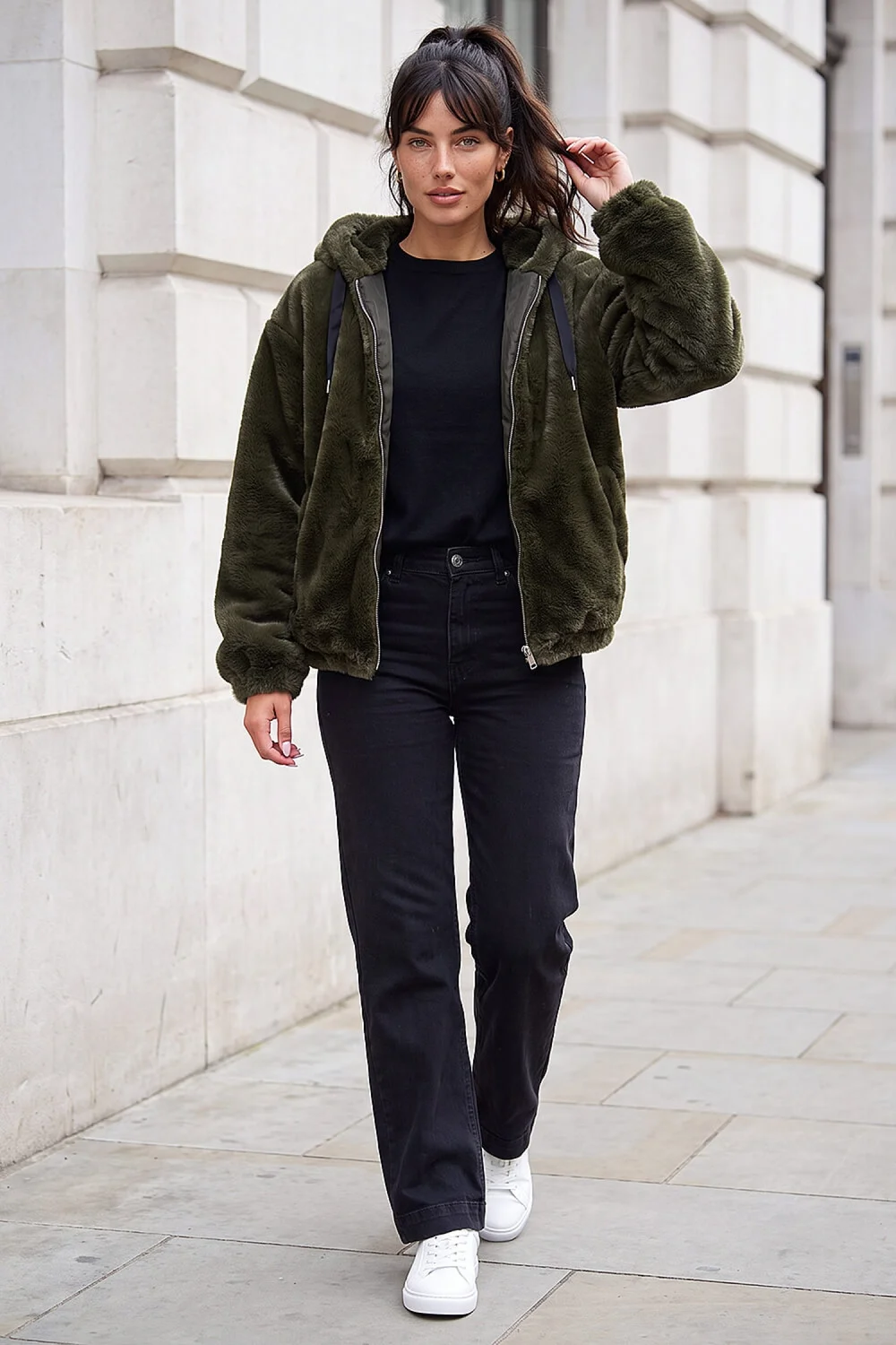 Roman Forest Faux Fur Hood Jacket - 14 Image 4