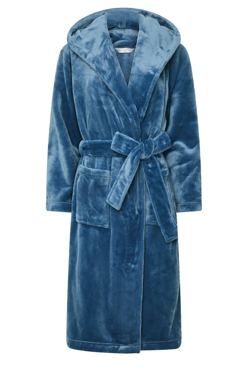 PixieGirl Petite Blue Super Luxe Hooded Dressing Gown - 16-18 Image 5