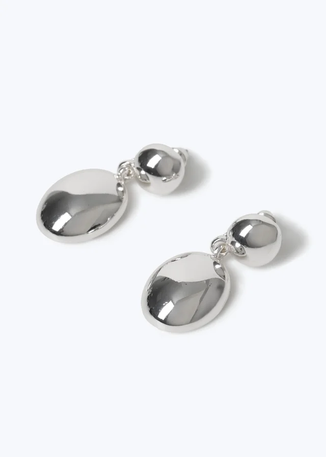 Muse Silver Double Drop Earrings