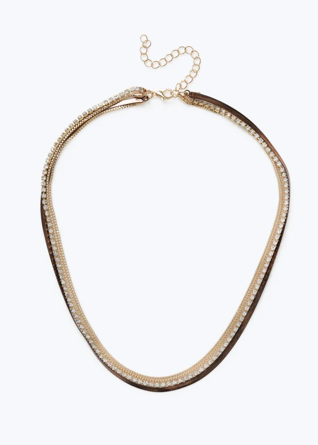 Muse Chocolate Brown Cupchain Necklace