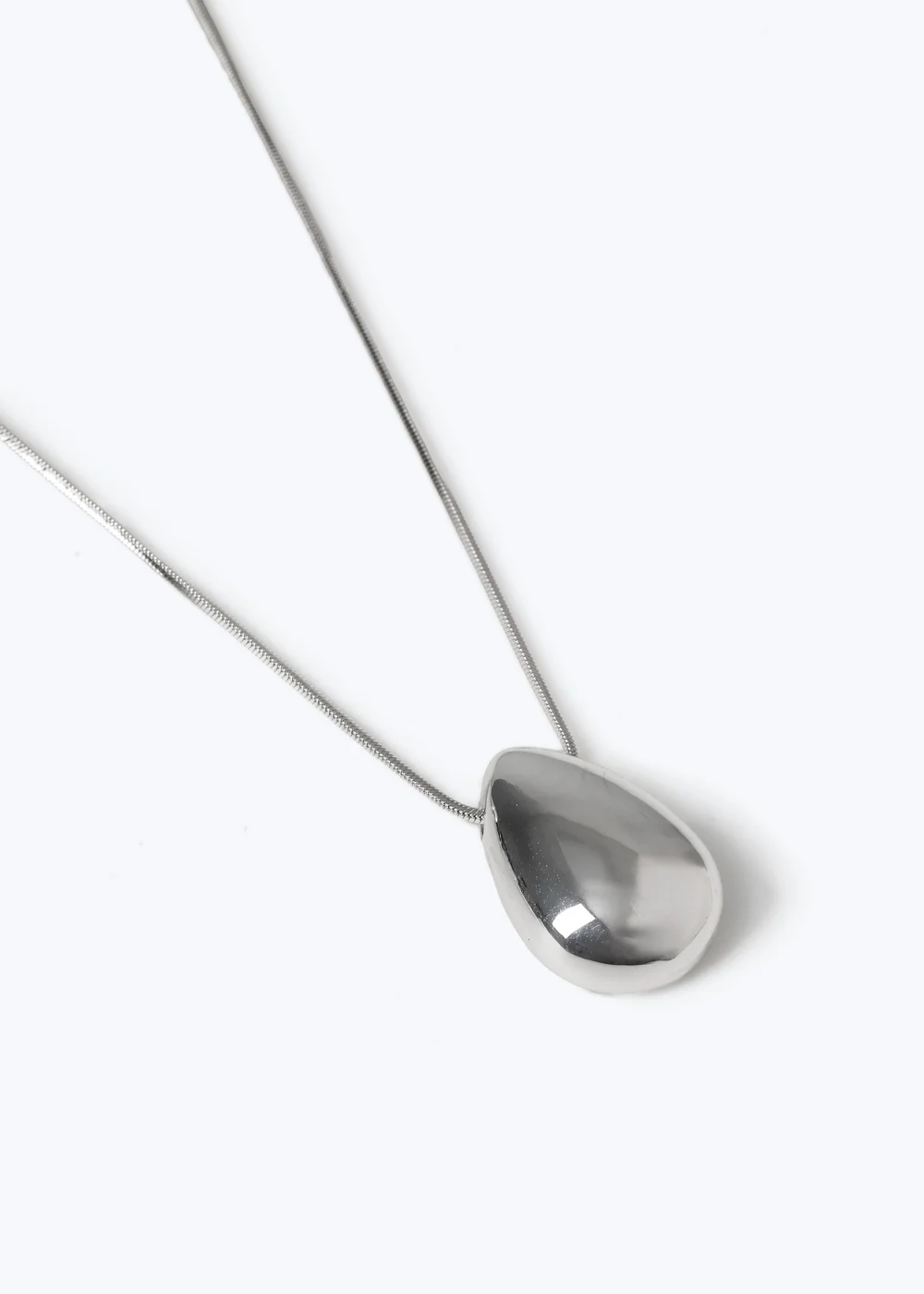 Muse Silver Nugget Pendant Necklace - One Size Image 2