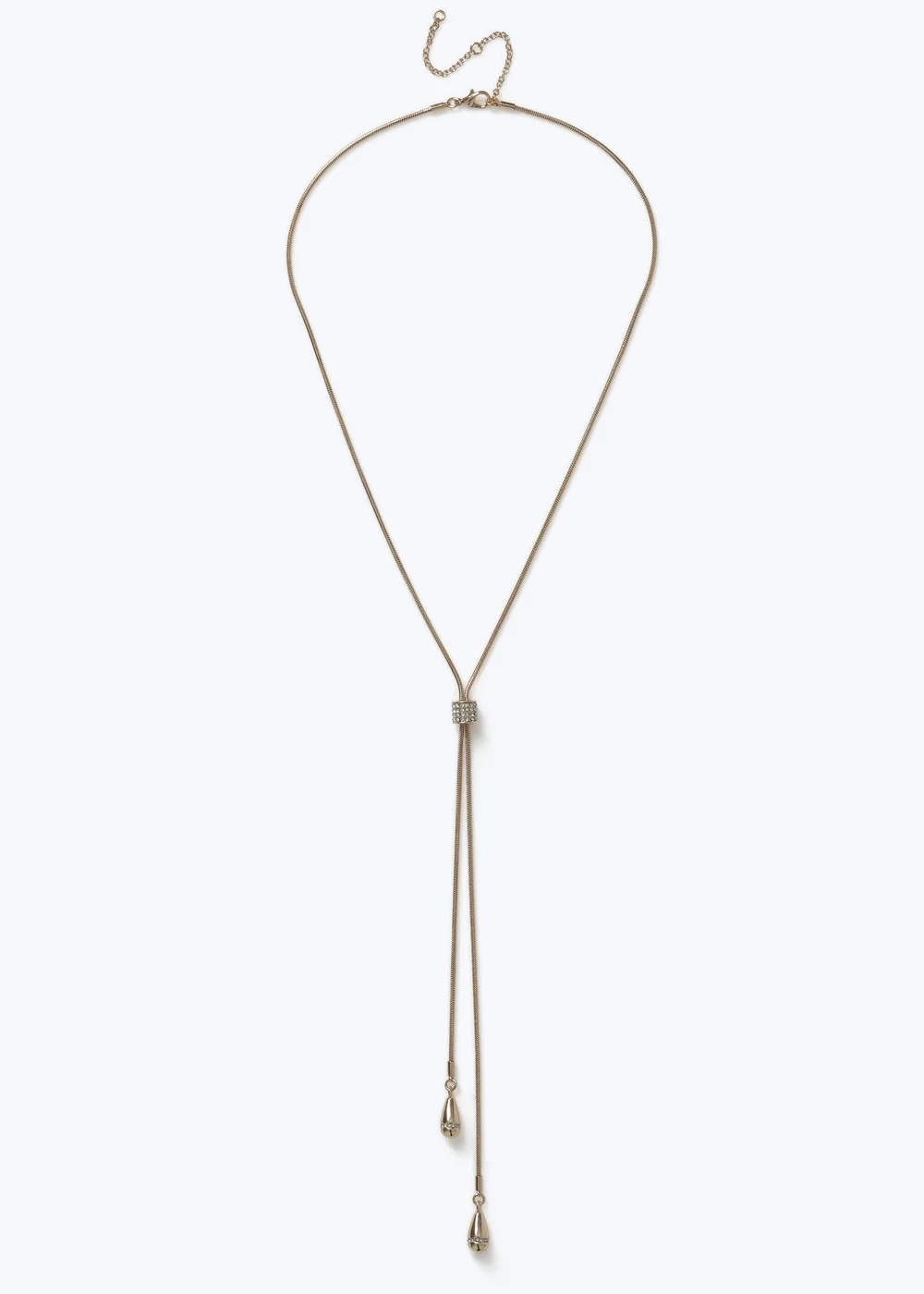 Muse Gold Teardrop Necklace - One Size Image 1