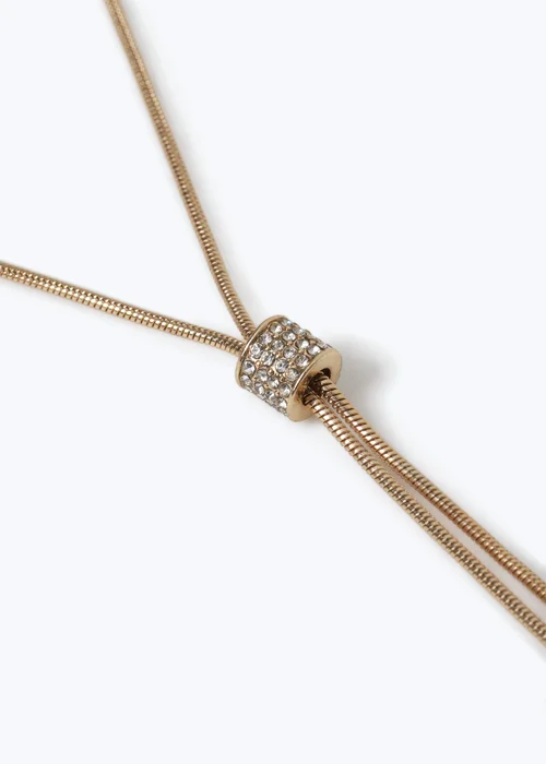 Muse Gold Teardrop Necklace - One Size Image 3