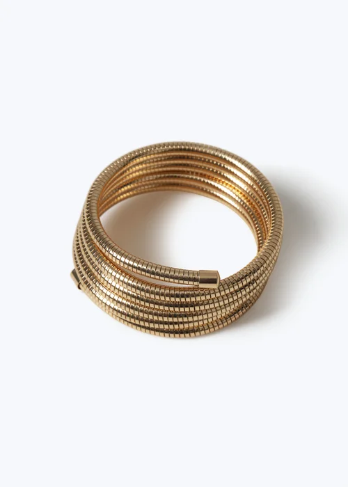 Muse Gold Wrist Strap Bracelet - One Size Image 2