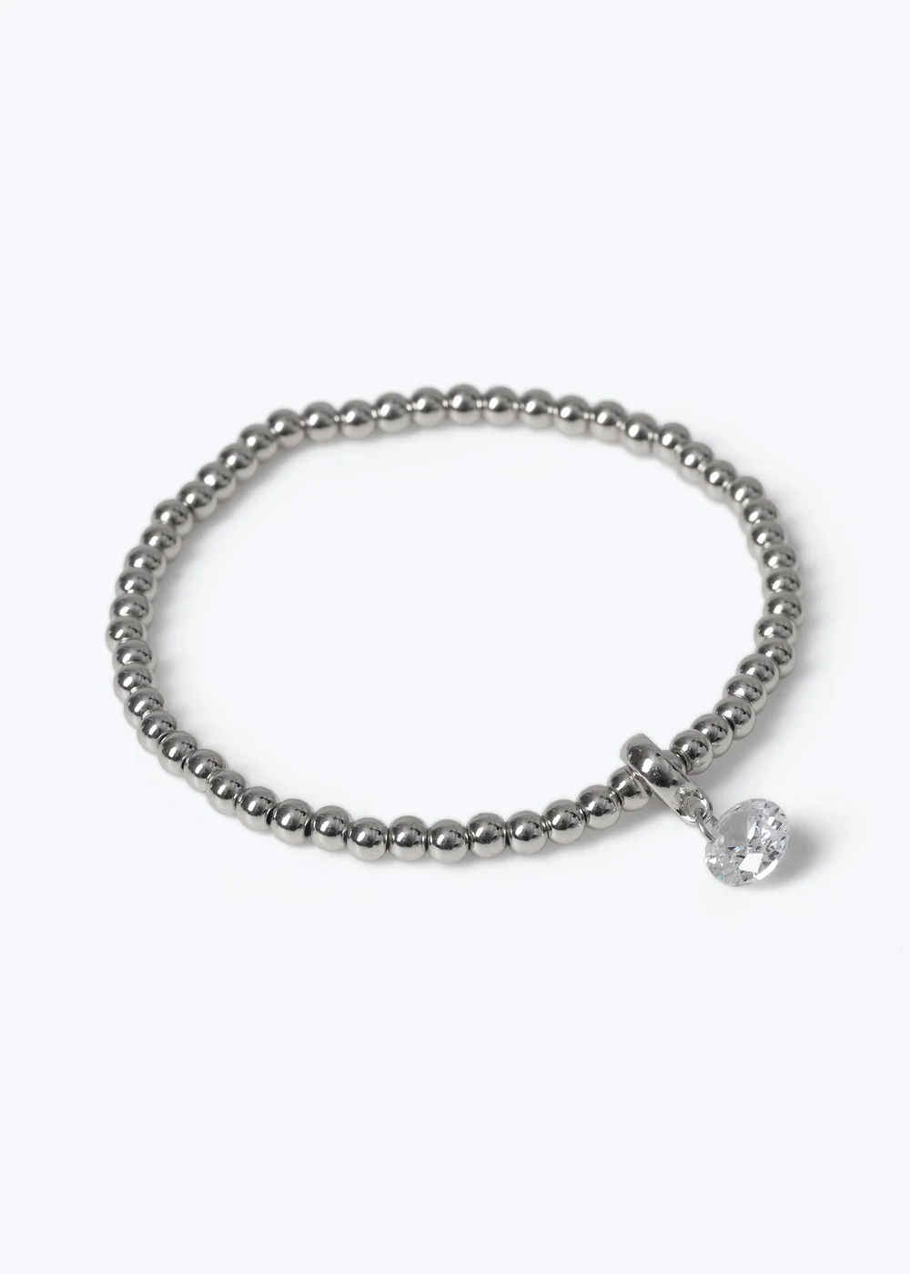 Muse CZ Crystal Stretch Wristwear Silver - One Size Image 2