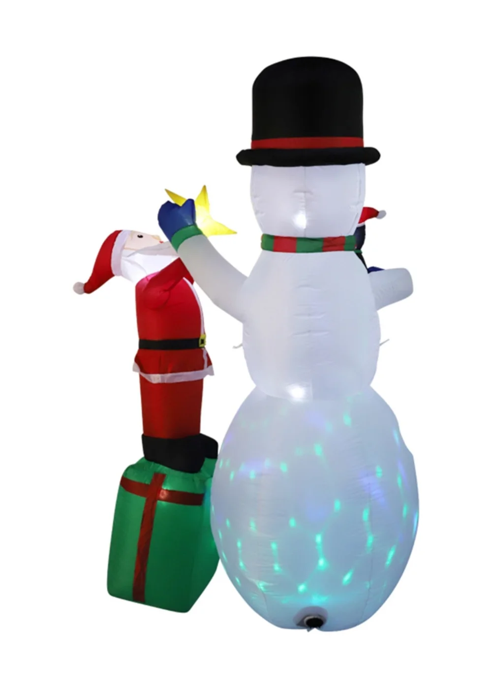Lifeideas White Christmas Inflatable 2.4M - One Size Image 3