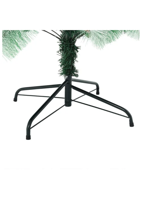 Lifeideas Multicoloured Artificial Green Flocked Full Christmas Tree with Stand 1.8m - One Size Image 4