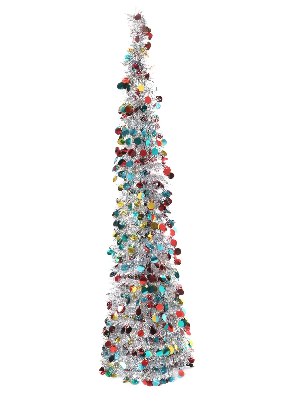Lifeideas Decorative Artificial Tinsel Christmas Trees - One Size Image 4