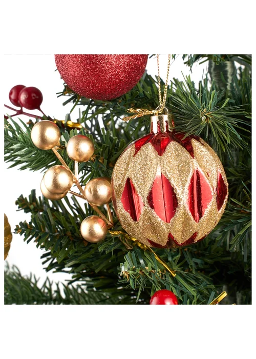 Lifeideas Green PE Ground‑Plug Christmas Tree 60cm - One Size Image 3