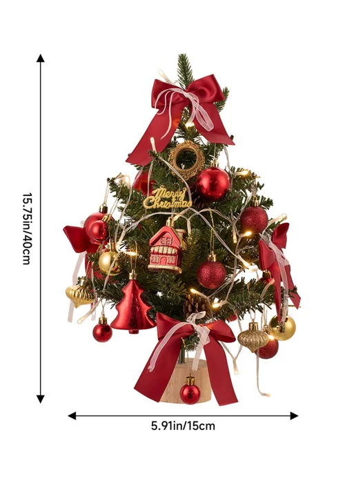 Lifeideas Mini Encrypted Christmas Tree Desktop Ornament 45CM - One Size Image 3