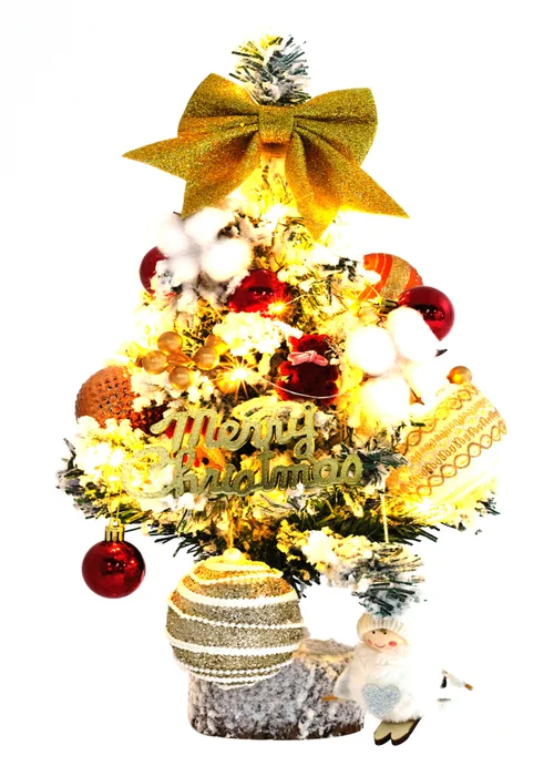Lifeideas Multicoloured Tabletop Christmas Tree With LED Light - One Size Image 3