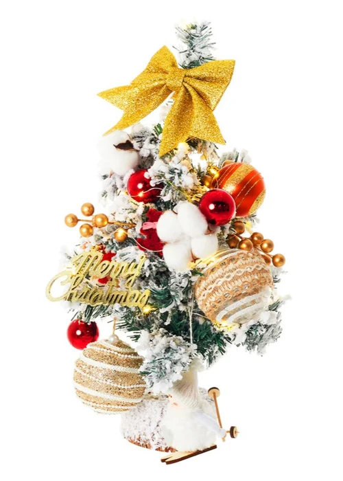 Lifeideas Multicoloured Tabletop Christmas Tree With LED Light - One Size Image 4