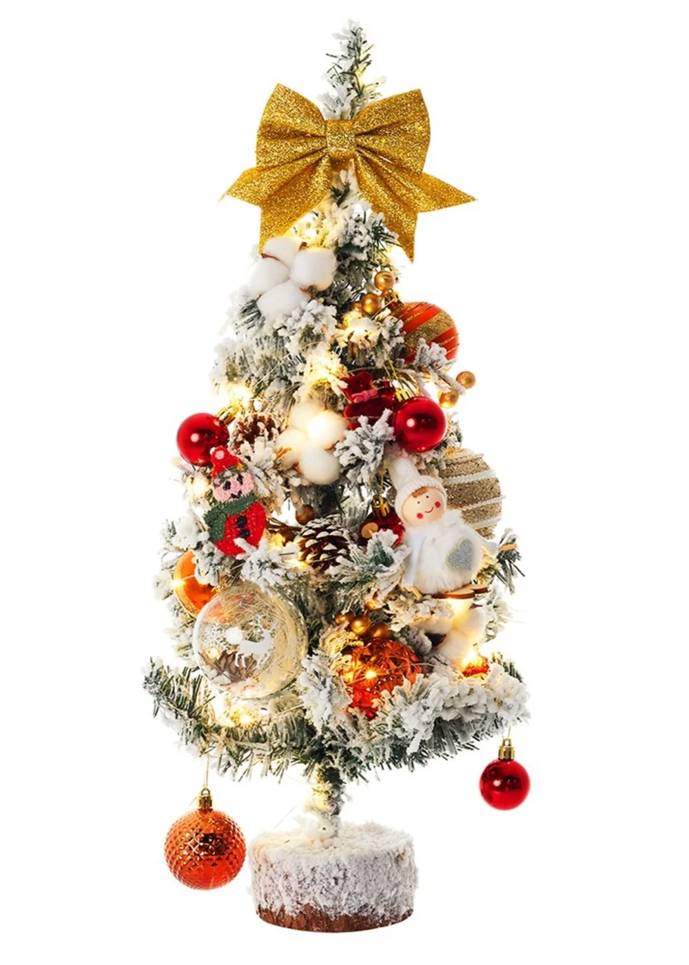 Lifeideas Multicoloured Tabletop Christmas Tree With LED Light - One Size Image 3