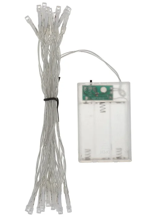 Lifeideas Green Mini Christmas Tree with String Light 2FT/60.5CM - One Size Image 4