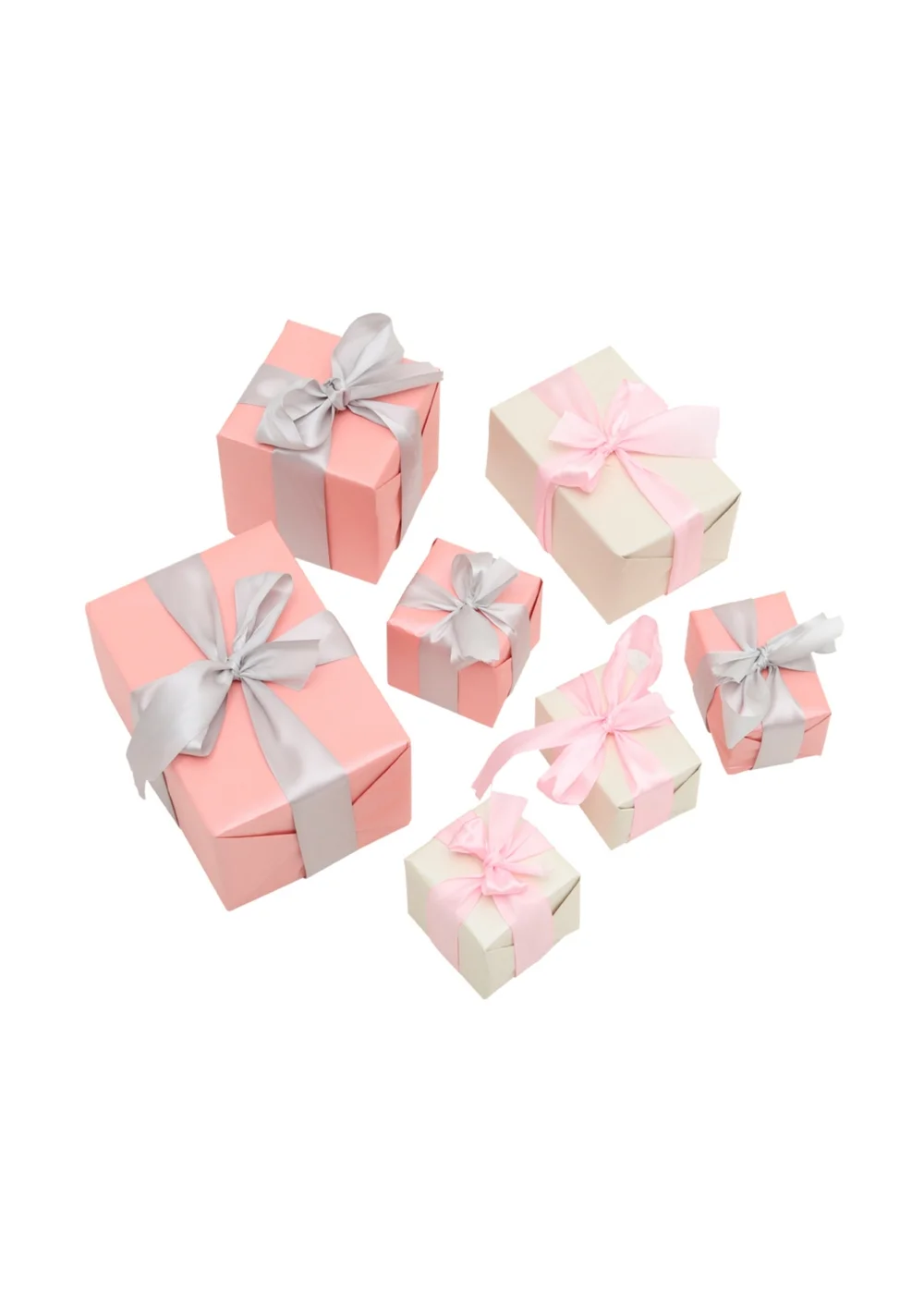 Lifeideas Pink 7pcs Paper Gift Box Set - One Size Image 4
