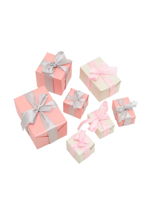 Lifeideas Pink 7pcs Paper Gift Box Set - One Size Image 4
