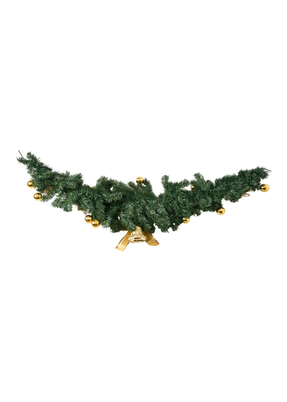 Lifeideas Gold Christmas Garland Artificial Hanging Festival Decoration - One Size Image 4