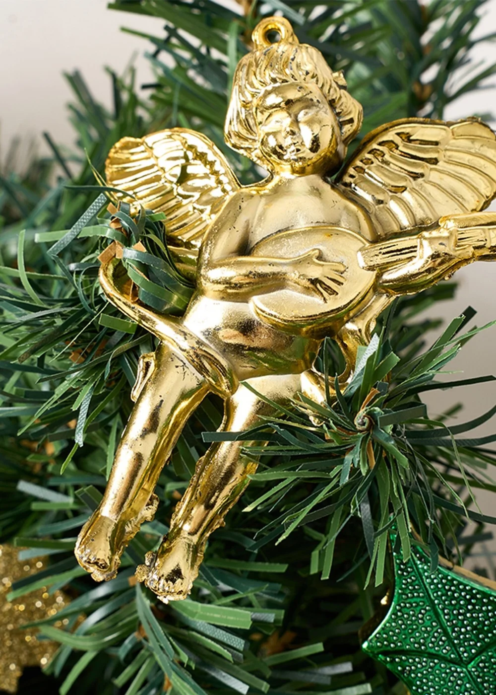 Lifeideas Gold Christmas Garland Artificial Hanging Festival Decoration - One Size Image 6