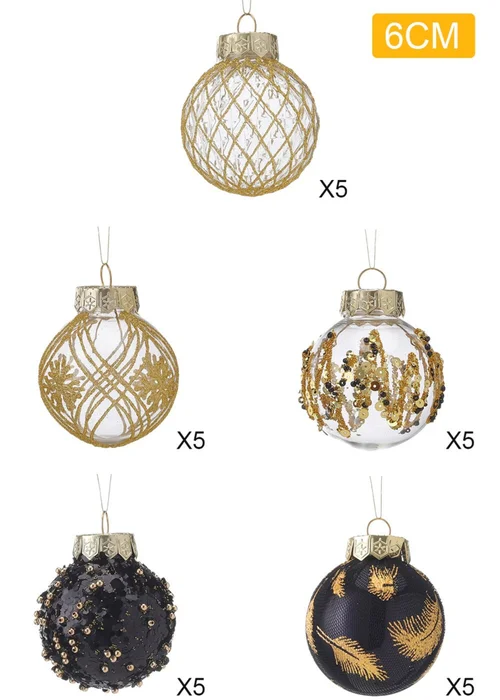 Lifeideas 25Pcs Christmas Ball Ornament Set - One Size Image 1