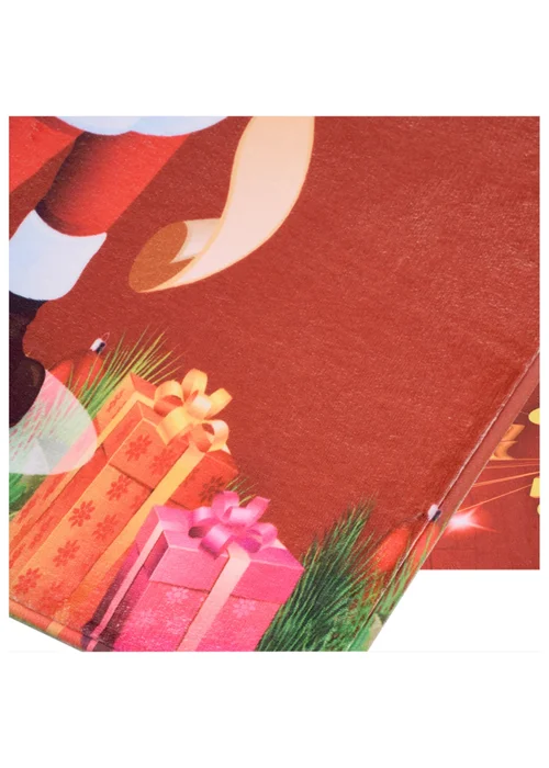 Lifeideas Red Christmas Runner Floor Door Mat - One Size Image 4