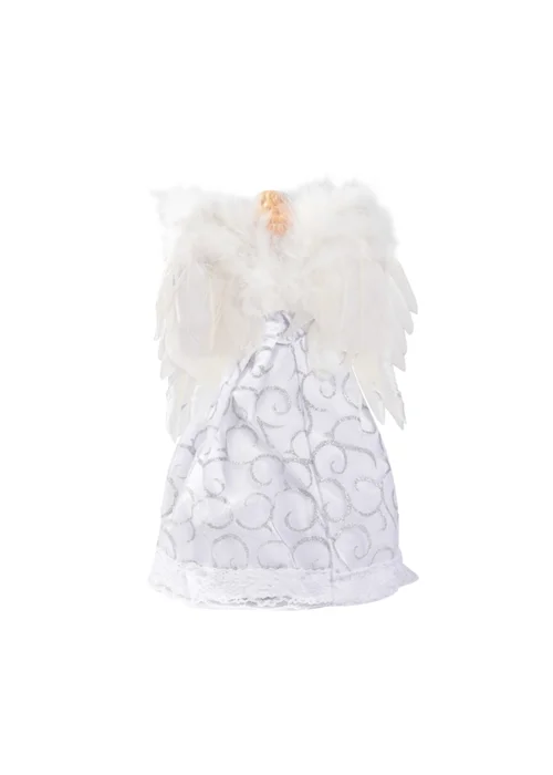 Lifeideas Angel Christmas Tree Topper with LED Lights Home Decor - One Size Image 5