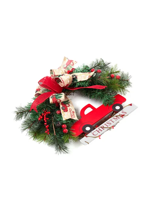 Lifeideas Green Christmas Wreath 30cm - One Size Image 4