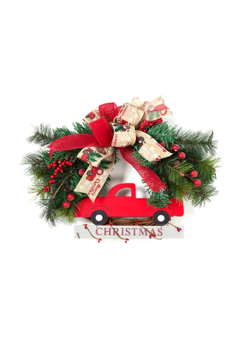 Lifeideas Green Christmas Wreath 30cm - One Size Image 3