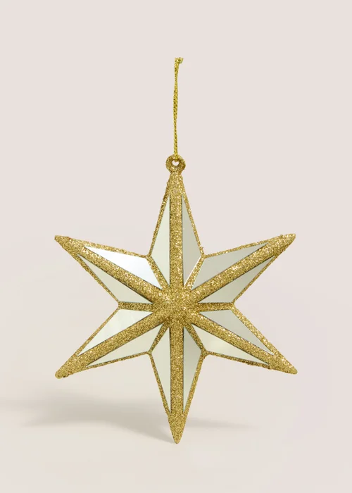 Gold Star Bauble Image 1