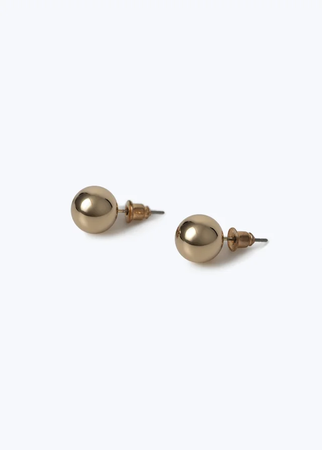 Muse Gold Ball Studs