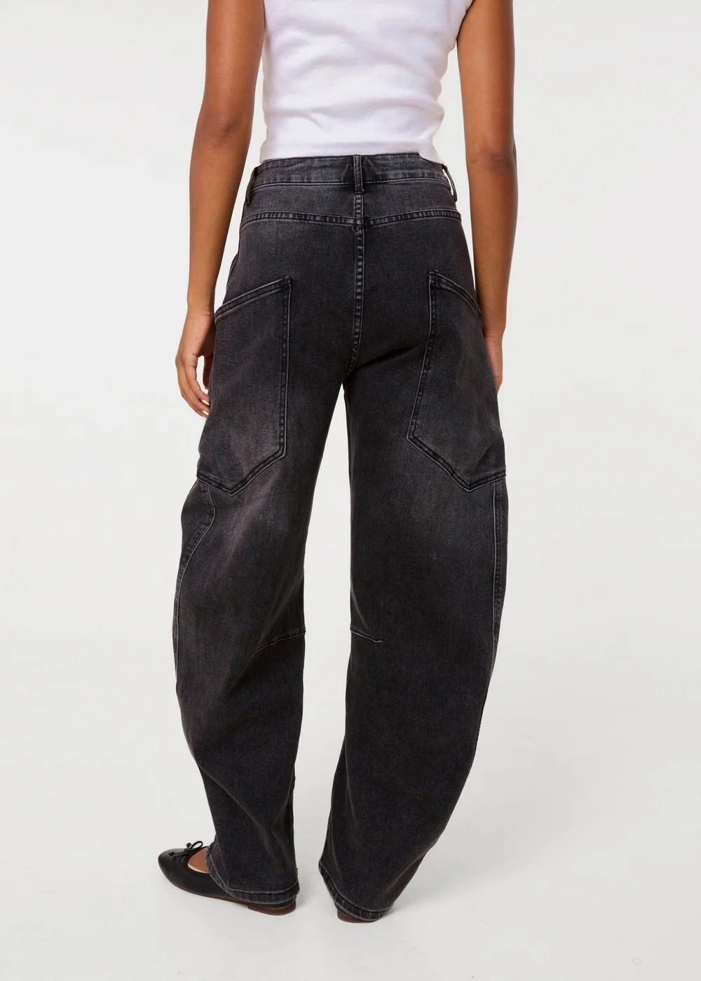 Pink Vanilla Grey Extreme Cargo Balloon Jeans - 10 Image 4