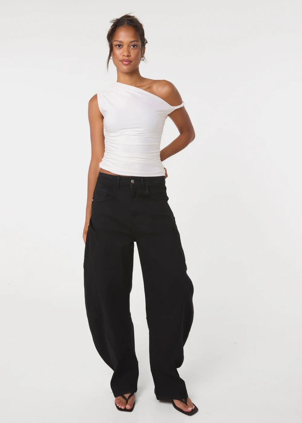 Pink Vanilla Black Extreme Cargo Balloon Jeans - 12 Image 1