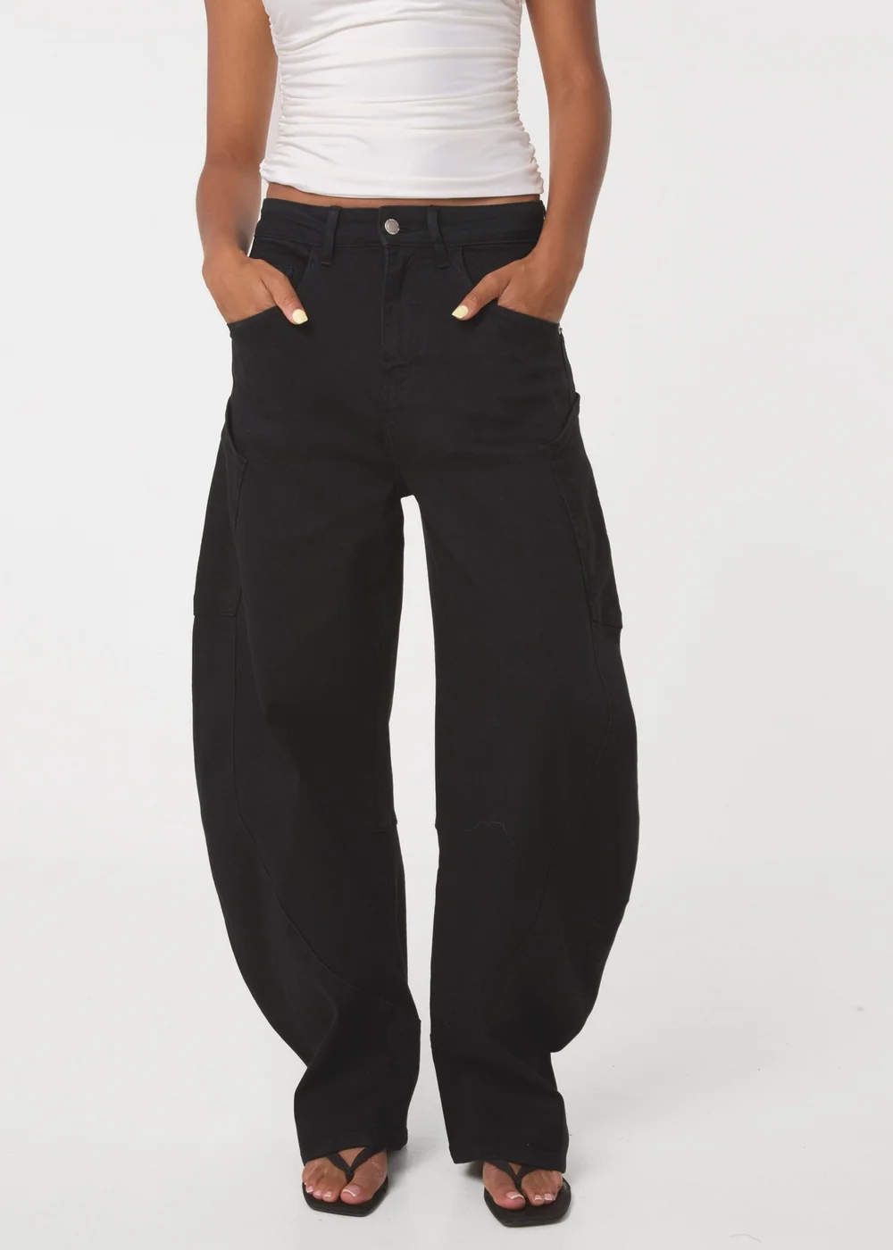 Pink Vanilla Black Extreme Cargo Balloon Jeans - 12 Image 2