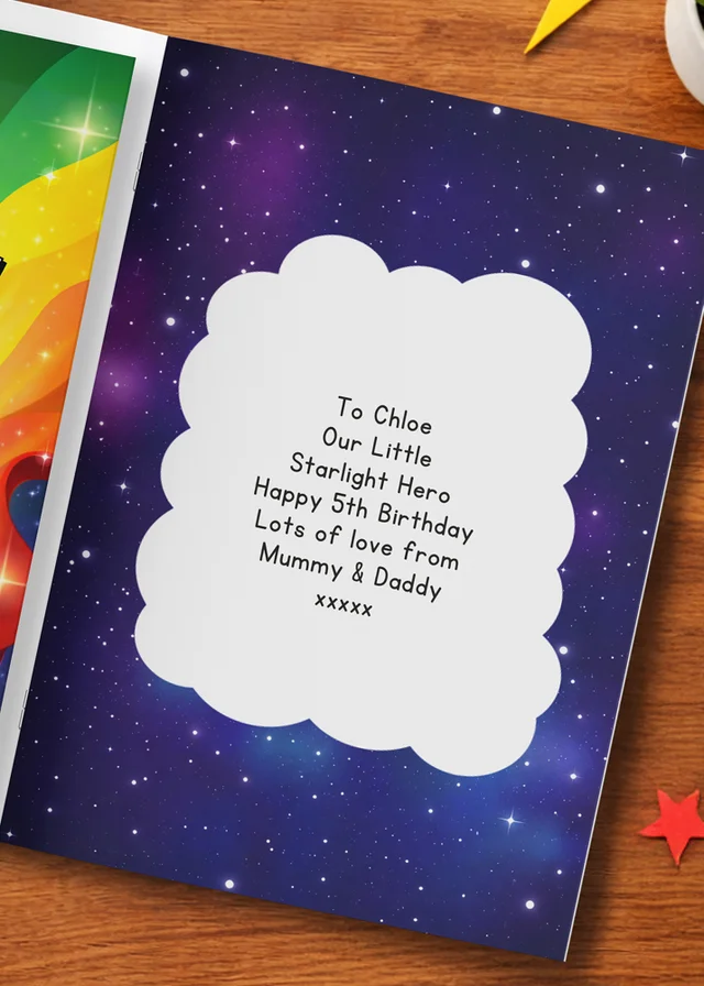 Personalised Memento Company Multi Starlight Hero Story Book for Girls