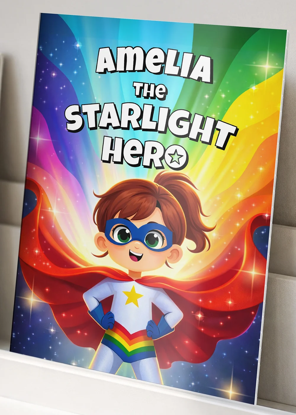 Personalised Memento Company Multi Starlight Hero Story Book for Girls - One Size Image 1