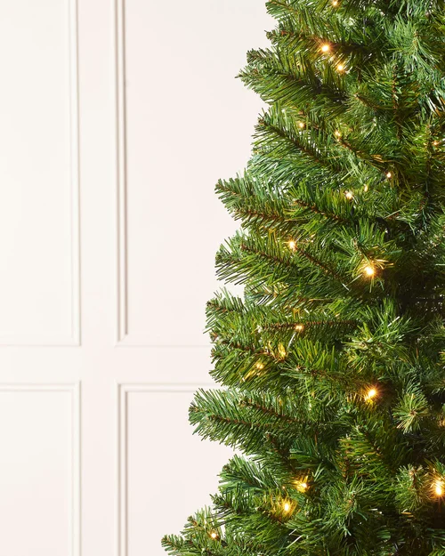 WeRChristmas Green Pre-Lit Slim Christmas Tree 6 Ft - No Size Image 3