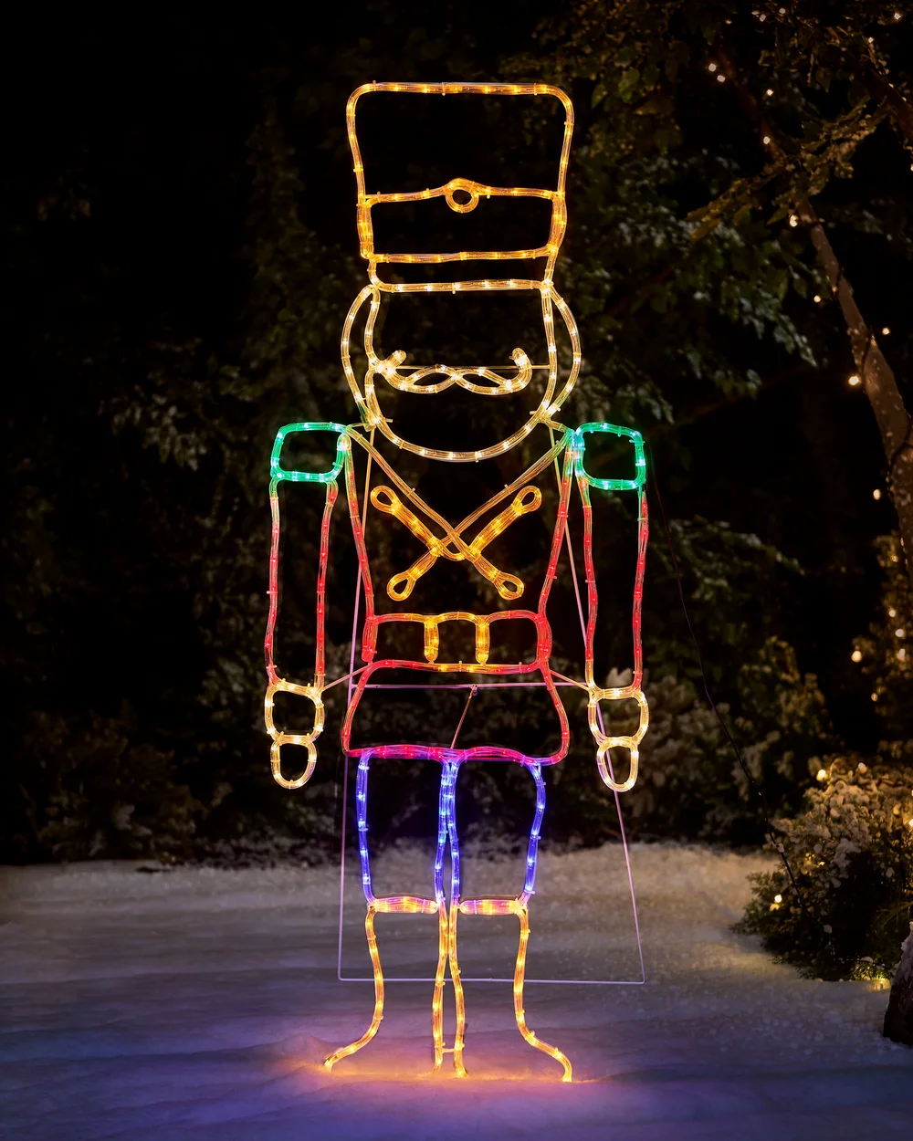 WeRChristmas Pre-Lit Kings Guard Nutcracker Rope Light Silhouette 147 Cm - No Size Image 2