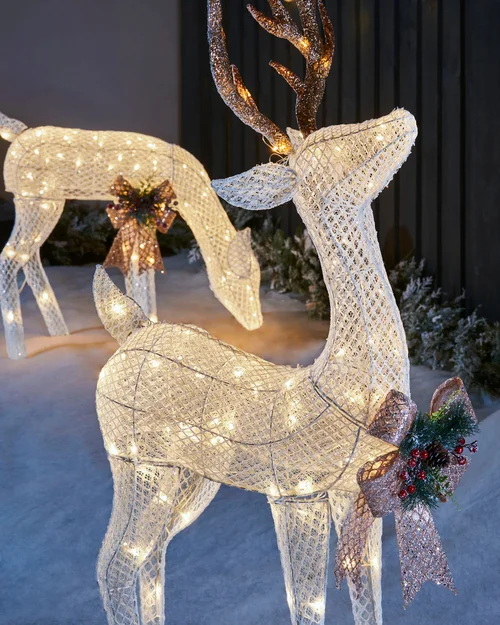 WeRChristmas Multi-Colour 3D Reindeer Family Silhouette 151 Cm - No Size Image 5