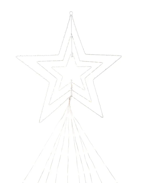 WeRChristmas Pre-Lit Large Hanging Star Silhouette 258 Cm - No Size Image 1
