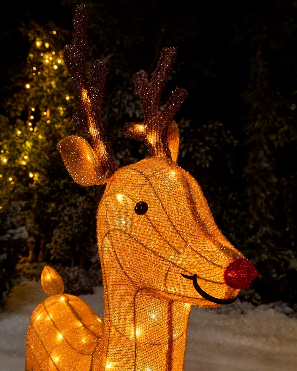 WeRChristmas Pre-Lit 3D Reindeer Silhouette 103 Cm - No Size Image 3