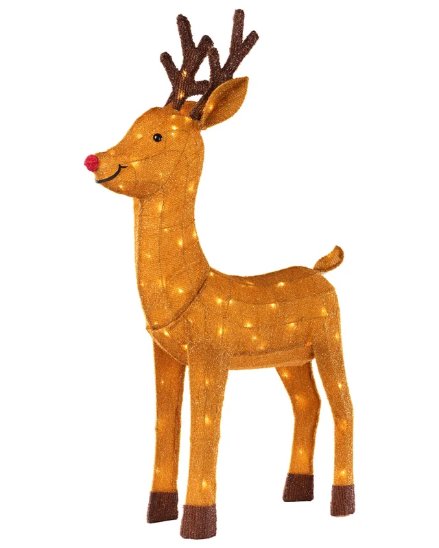 WeRChristmas Pre-Lit 3D Reindeer Silhouette 103 Cm
