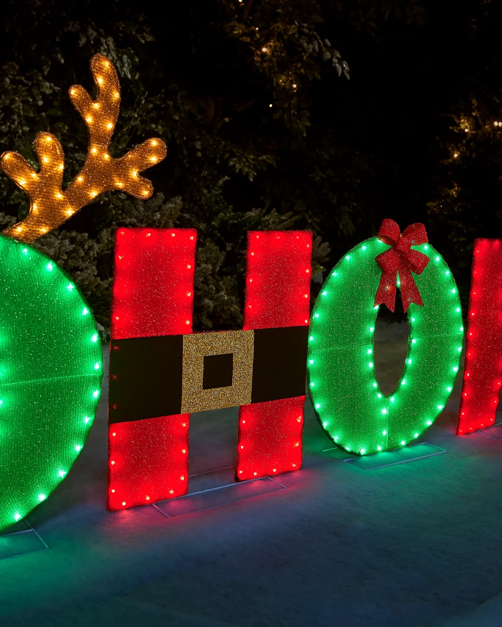 WeRChristmas Pre-Lit Ho Ho Ho Silhouette 330 Cm - No Size Image 3