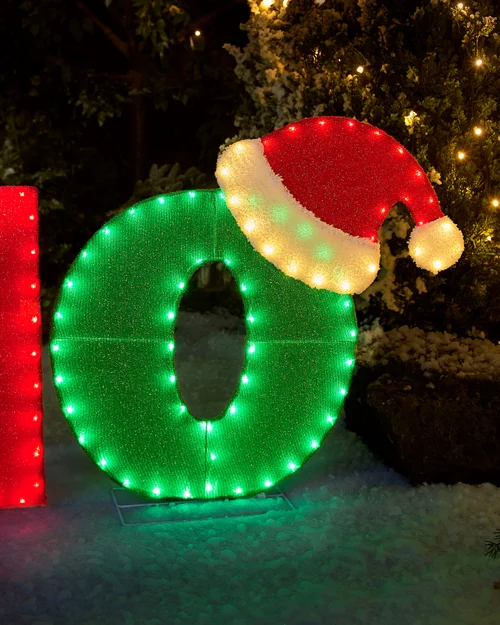 WeRChristmas Pre-Lit Ho Ho Ho Silhouette 330 Cm - No Size Image 6