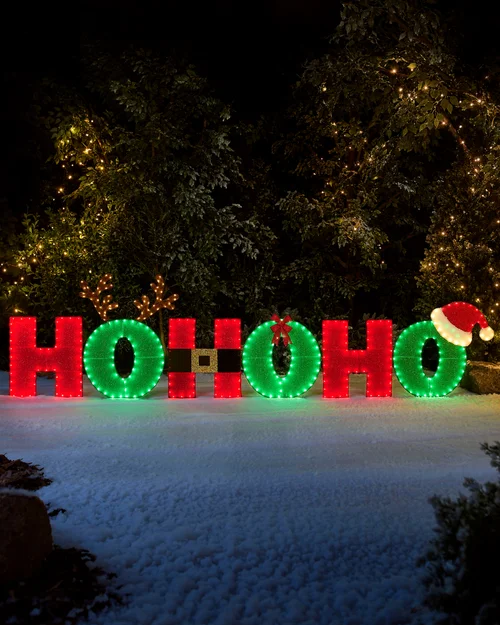 WeRChristmas Pre-Lit Ho Ho Ho Silhouette 330 Cm - No Size Image 2
