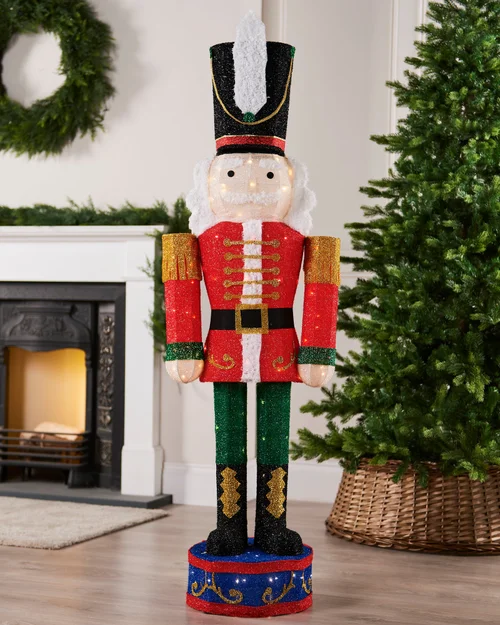 WeRChristmas White Pre-Lit 3D Nutcracker Silhouette 165 Cm - No Size Image 6