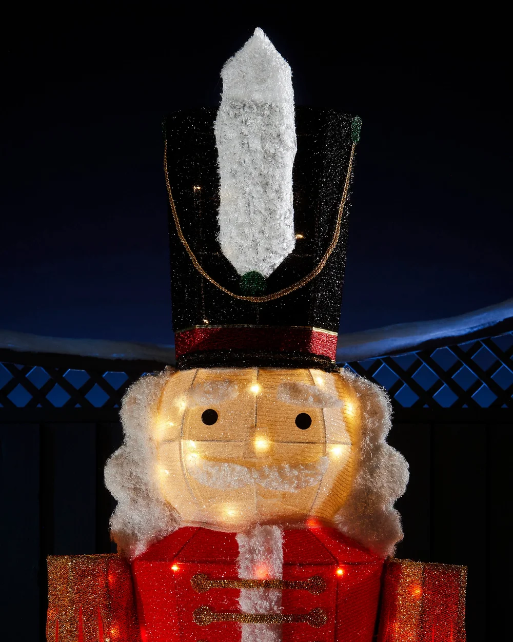WeRChristmas White Pre-Lit 3D Nutcracker Silhouette 165 Cm - No Size Image 3