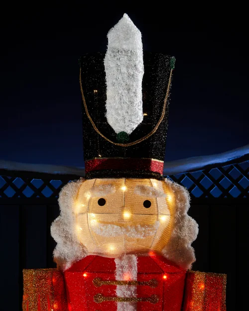 WeRChristmas White Pre-Lit 3D Nutcracker Silhouette 165 Cm - No Size Image 3