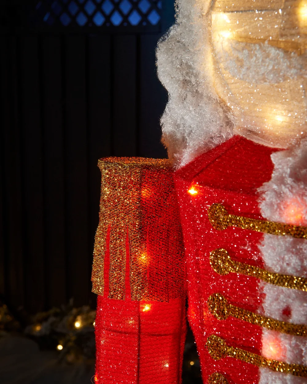 WeRChristmas White Pre-Lit 3D Nutcracker Silhouette 165 Cm - No Size Image 4
