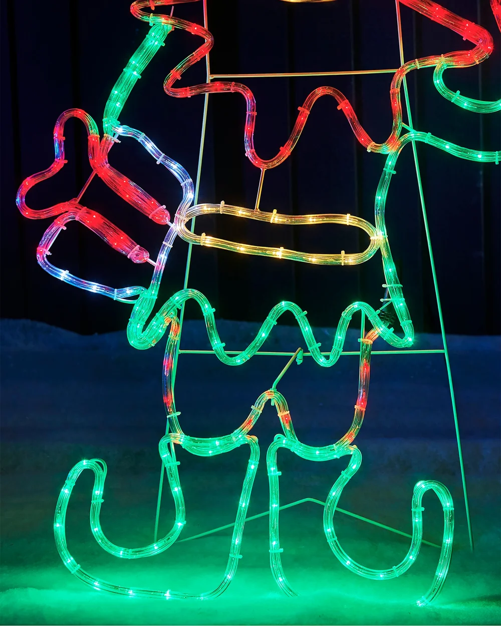WeRChristmas White 2D Elf Rope Light Silhouette 116 Cm - No Size Image 3