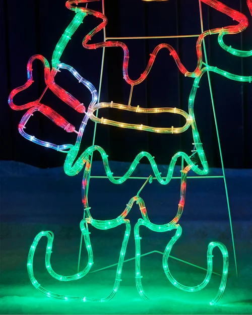 WeRChristmas White 2D Elf Rope Light Silhouette 116 Cm - No Size Image 3