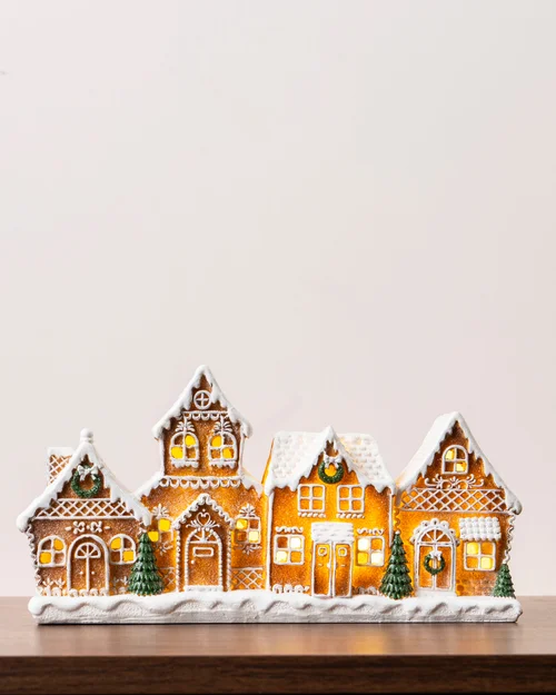 WeRChristmas Pre-Lit Gingerbread Village 25 Cm - No Size Image 2